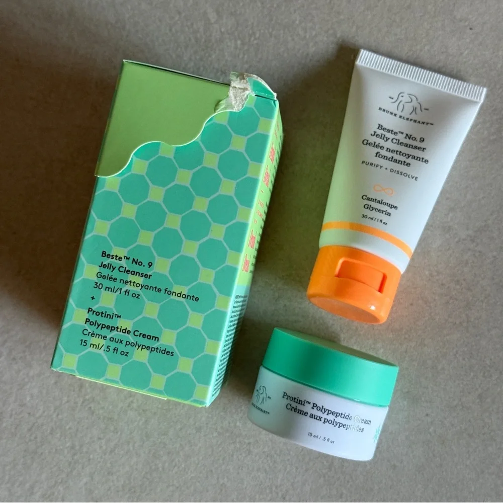 Drunk Elephant Let The Good Tides Roll Cleanser + Protini Cream Duo - Picture 4 of 5
